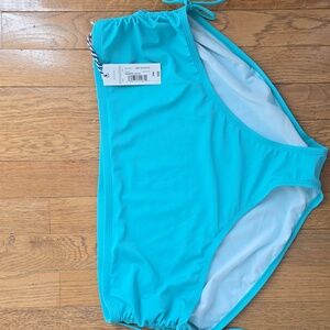 SONNET SHORES BRAND WOMEN'S PLUS SIZE TEAL BATHING SUIT BOTTOM SIZE 24W